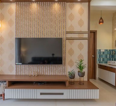 Interior PVC Panels Living Room Design