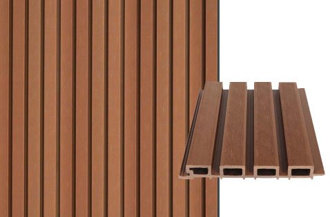 Natural Teak WPC Louvers